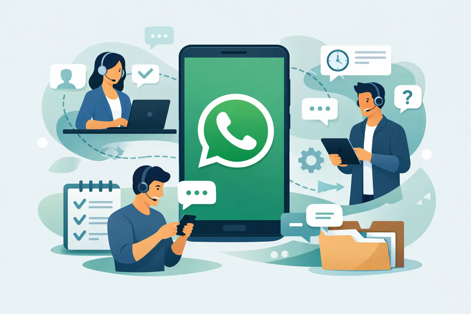Como organizar atendimento no WhatsApp