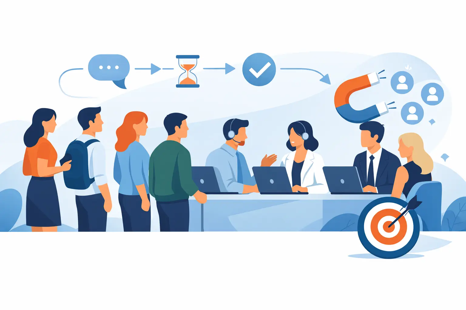 Como criar filas de atendimento sem perder leads