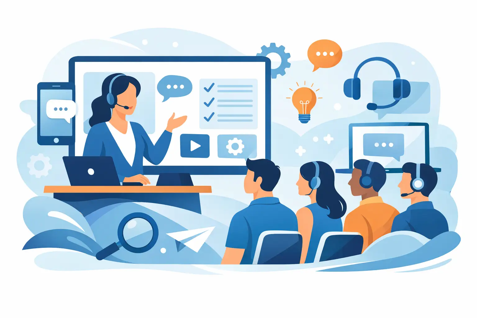 Treinamento para equipe de atendimento digital