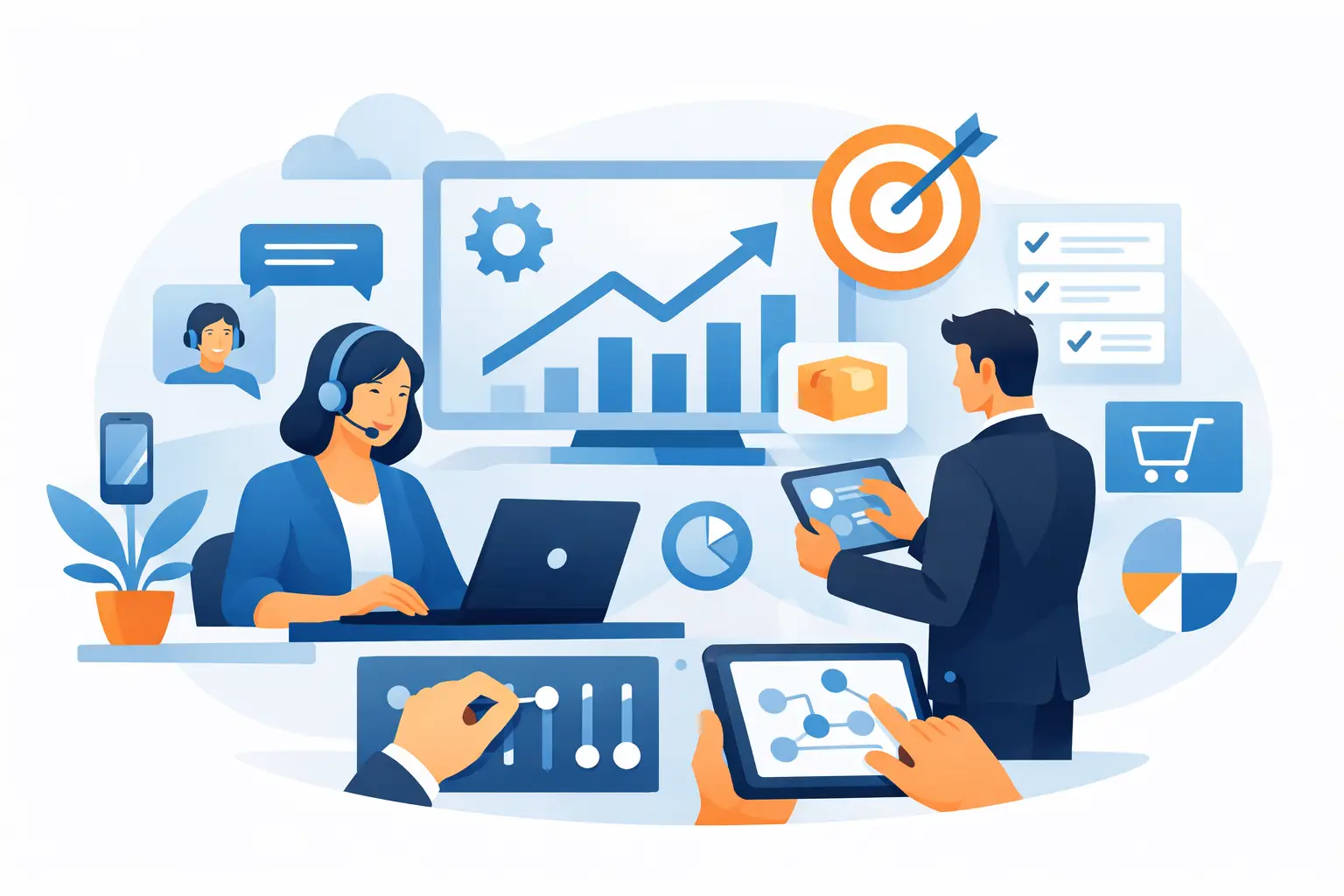Atendimento digital para vender com controle